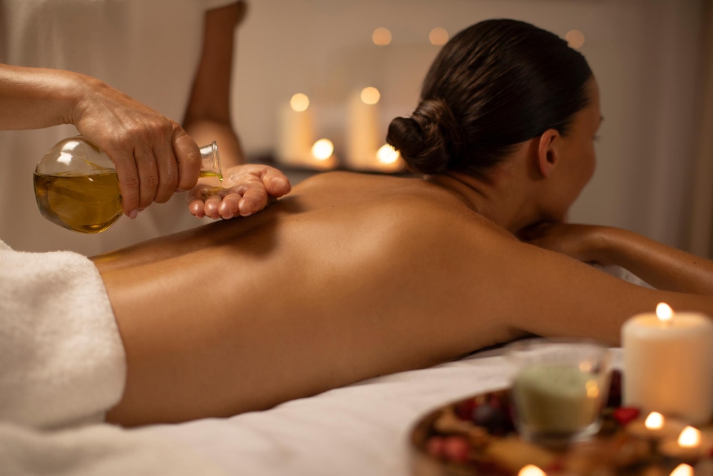 Hot Oil Therapeutic Massage